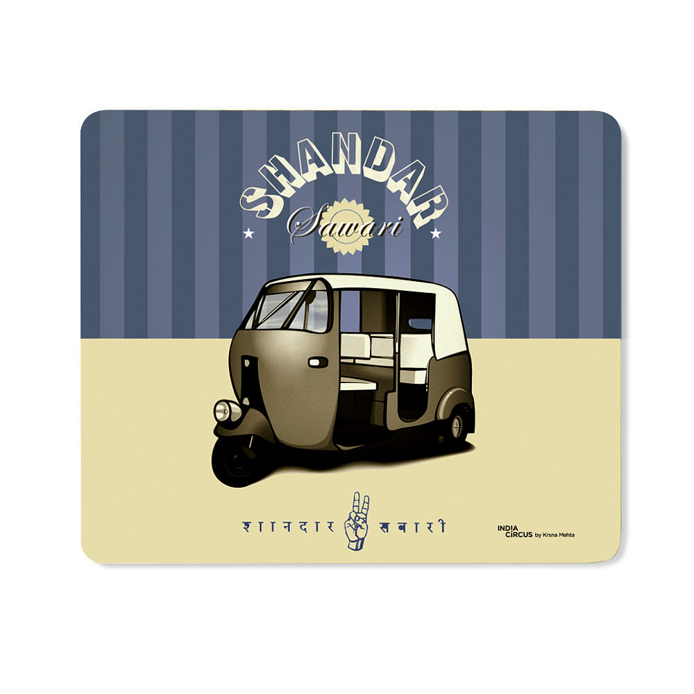 Auto - Rickshaw Fun Mouse Pad