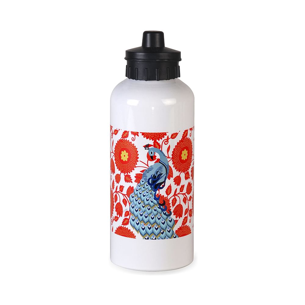 Floral Peacock Dance Sipper