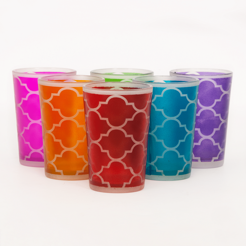 Kaliedoscopic Fantasy Moroccan Glasses