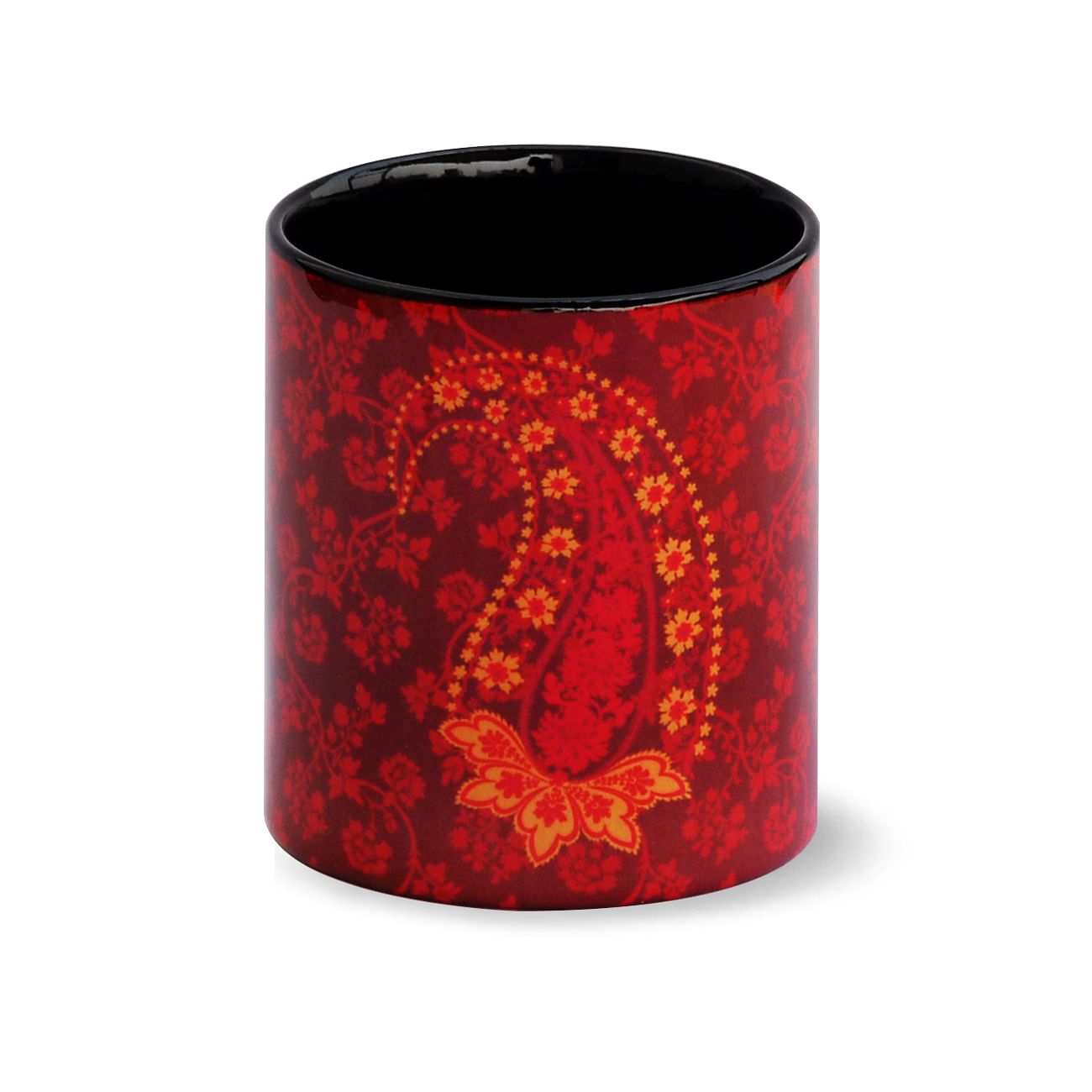 Brown Paisley Mug