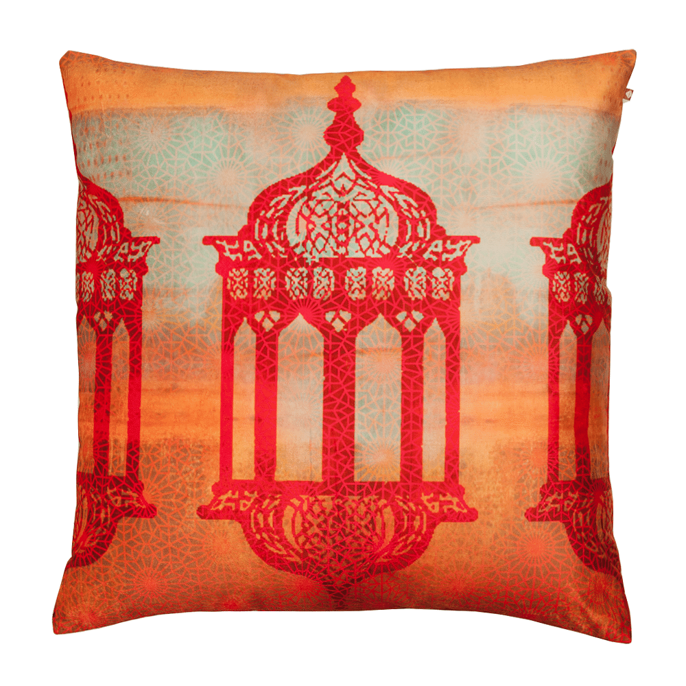 Minaret Mystique Poly Velvet Floor Cushion Cover