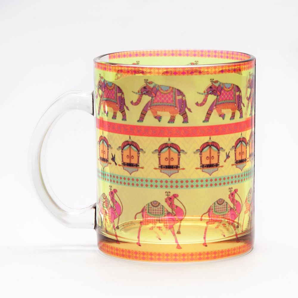 Royal Animals Glass Mug