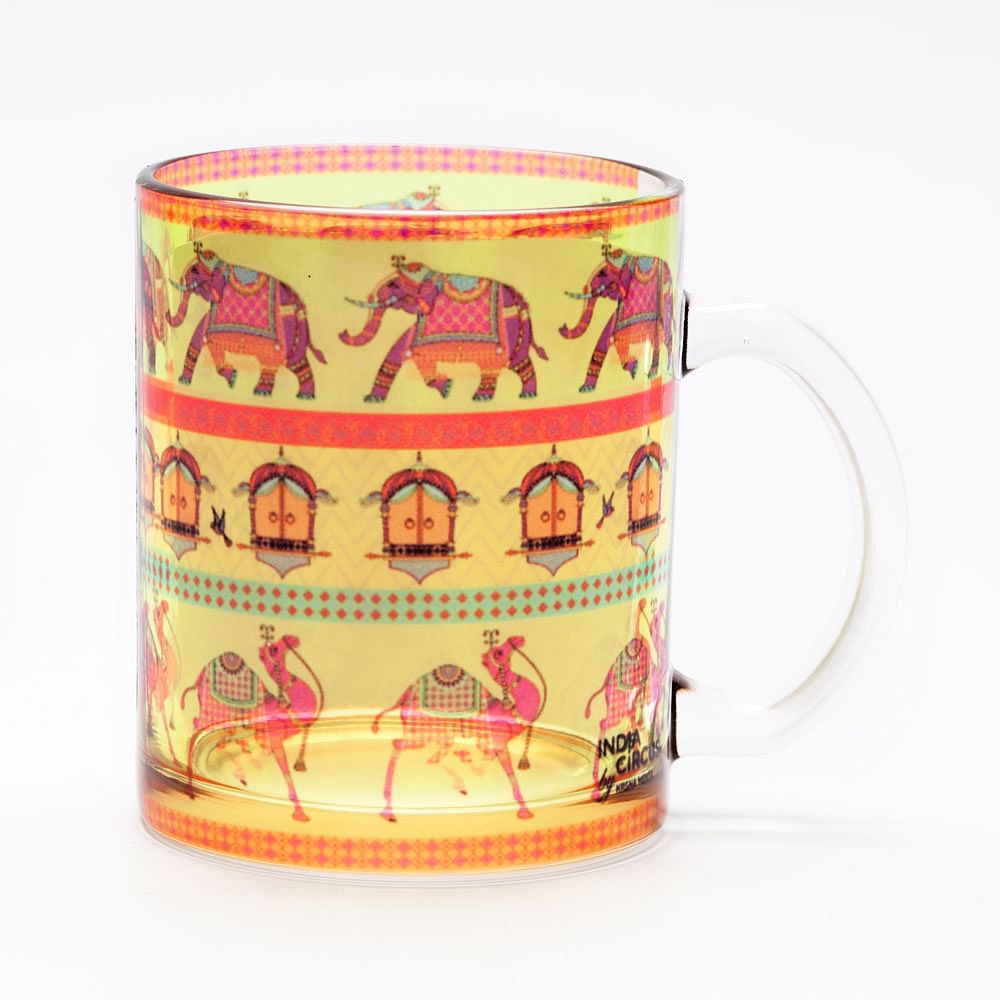 Royal Animals Glass Mug