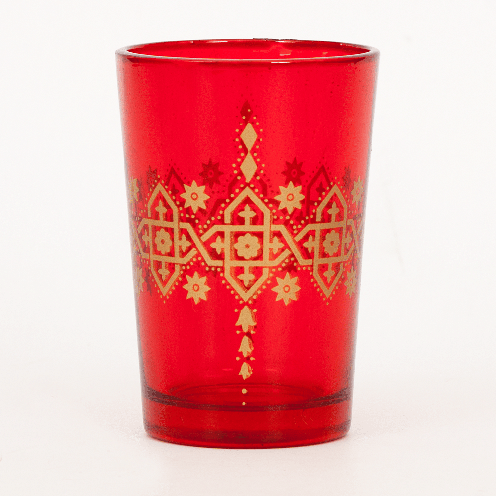 Crimson Fantasia Moroccan Glasses 