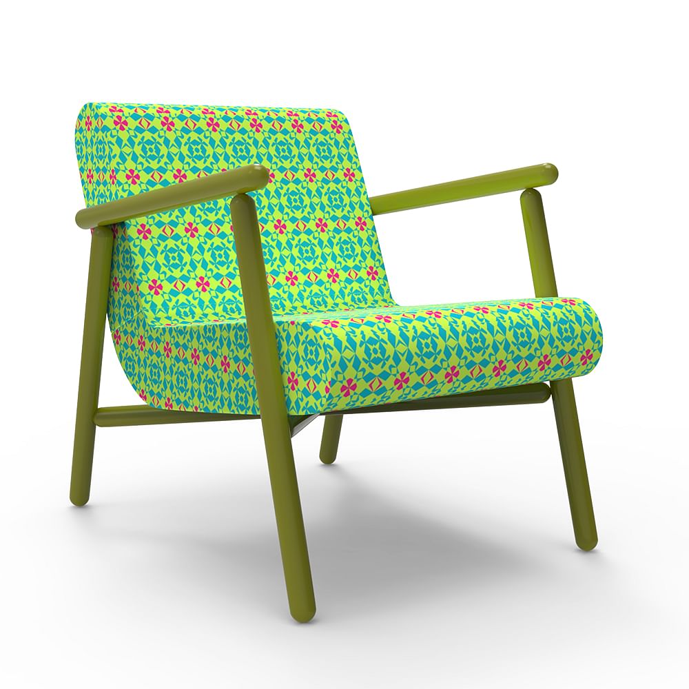 Floral Maze Fillet Chair