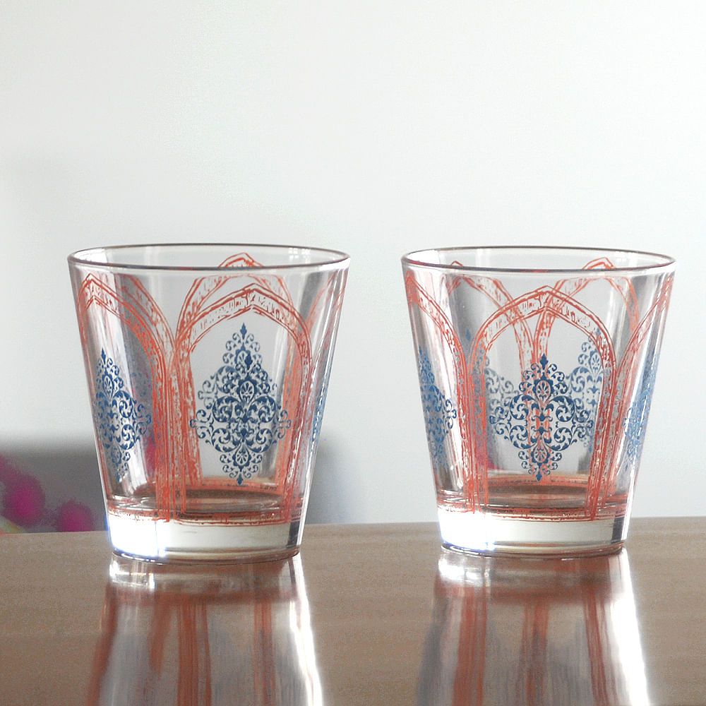 Archaic Arches Tumblers (Set of 2)