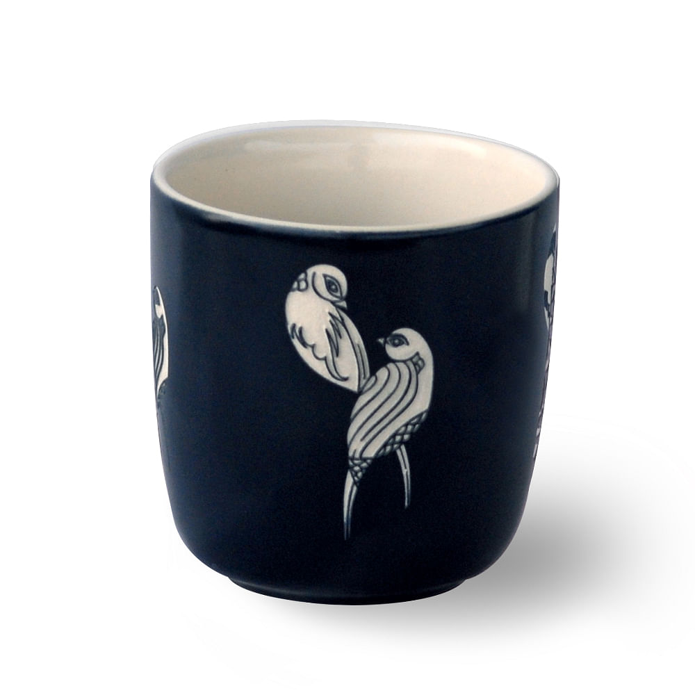 Chirping Birds Engraved Coffee Mug