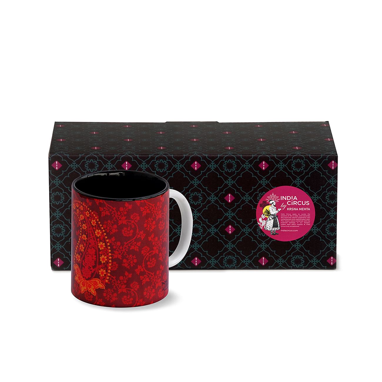 Brown Paisley Mug