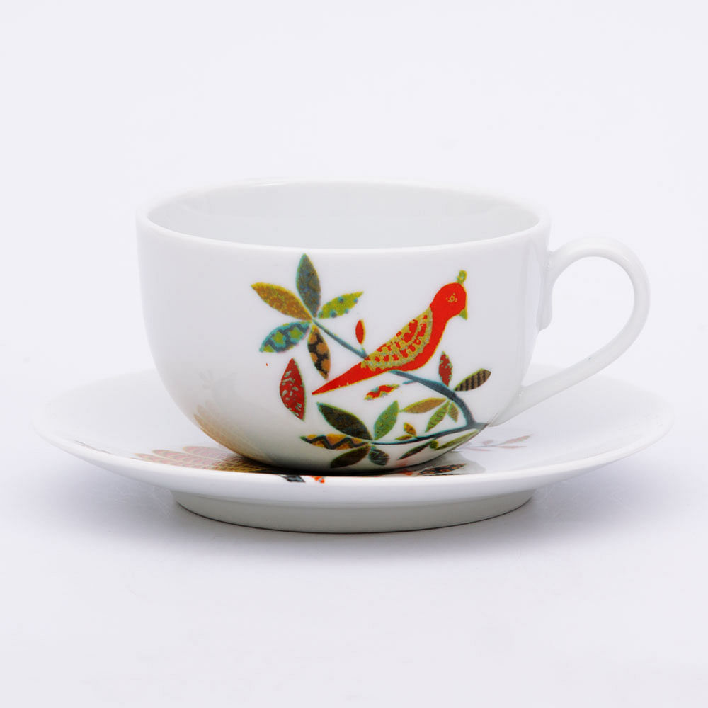 Tweeting Birds Cup and Saucer