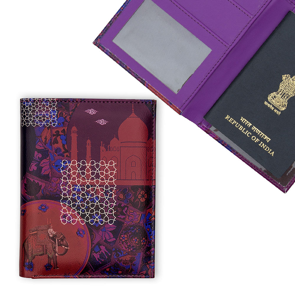 Violet Fusion Passport Cover