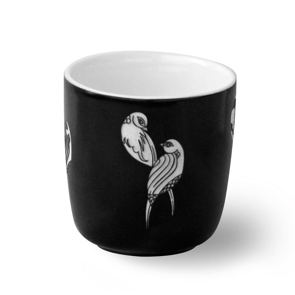 Chirping Birds Engraved Coffee Mug