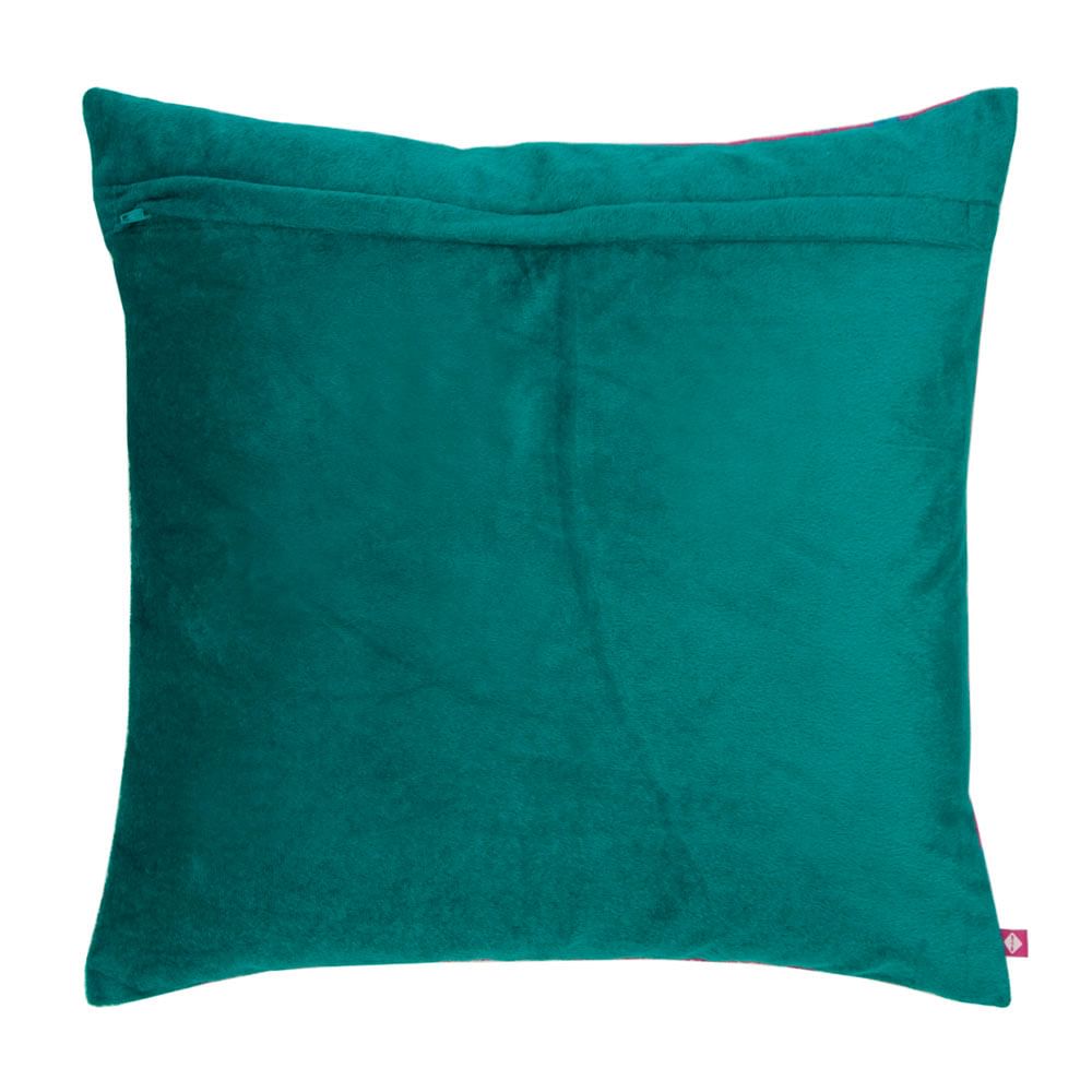 Garden of Bliss Poly Velvet Floor Cushion Cover