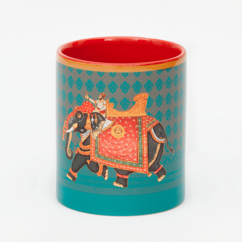 Embellished Elephant Mug