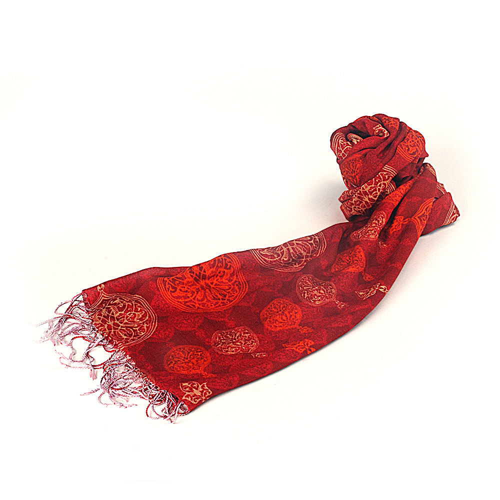 Carved Circles Stole