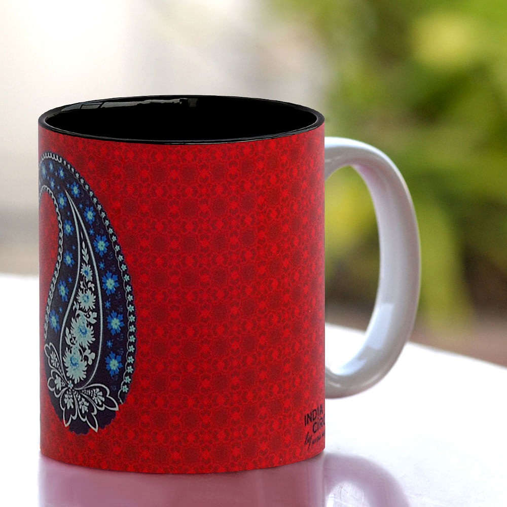 Blue Paisley Mug 