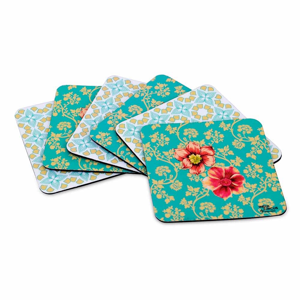 Tamara Vintage Elegance Rubber Coasters