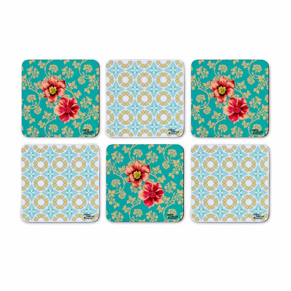 Tamara Vintage Elegance Rubber Coasters