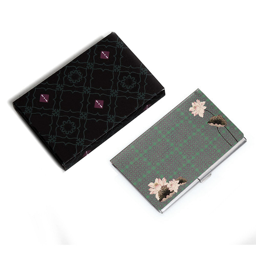 Lotus Love Visiting Card Holder