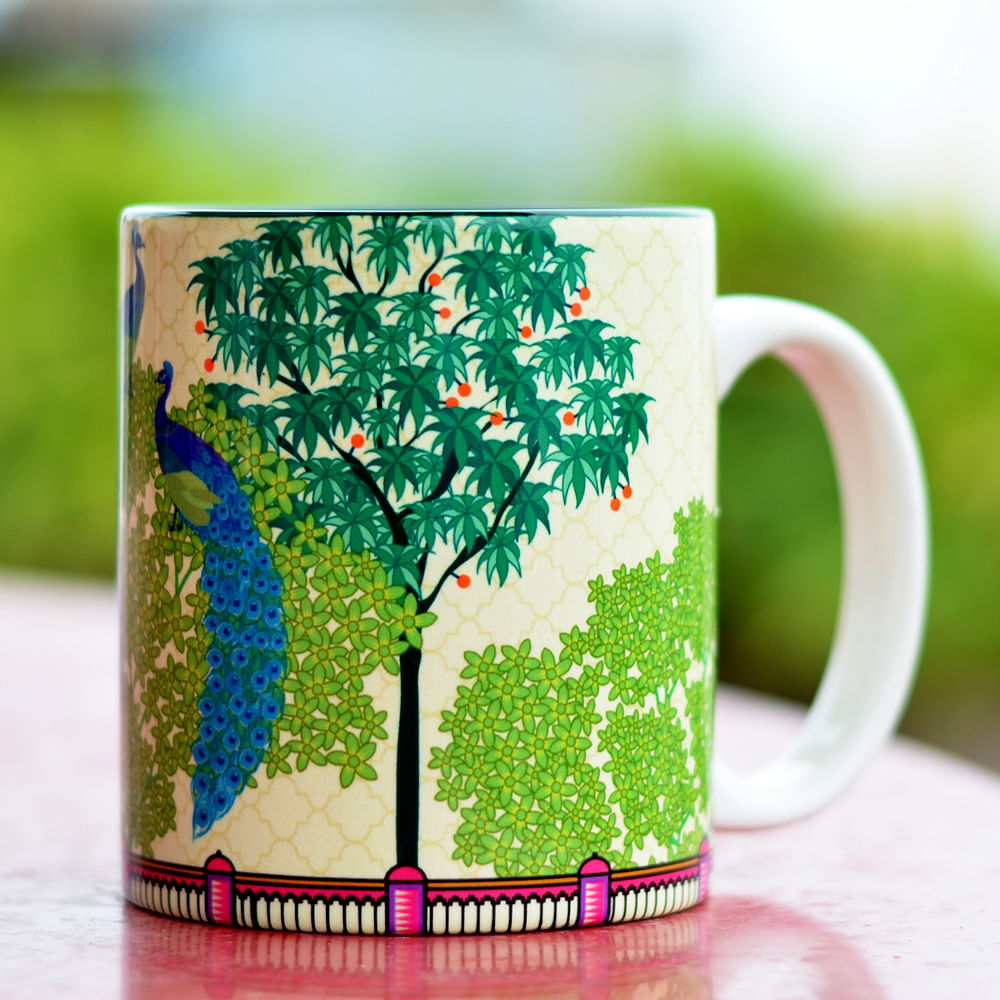 Peacock Dawn Mug