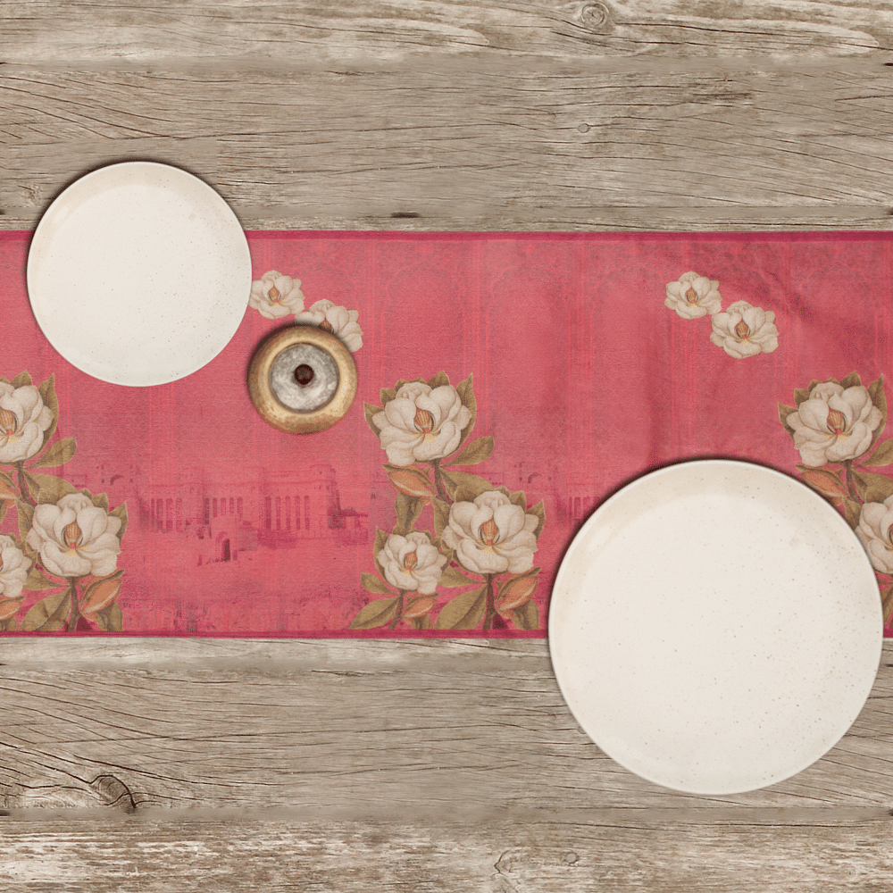 Shadow Red Kingdom Table Runner