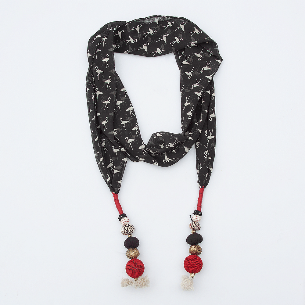 Black Jeweled Stole