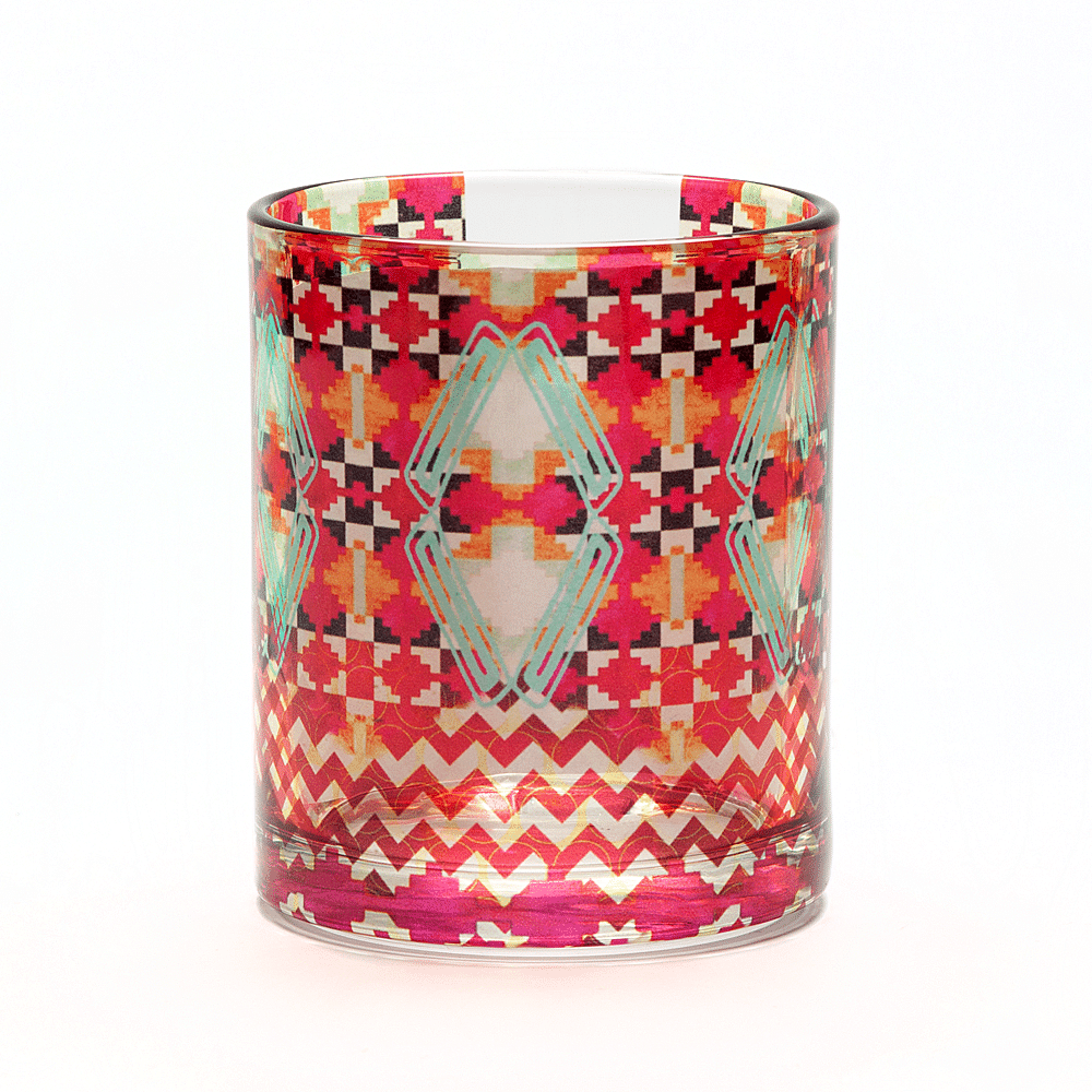 Tribal Emerald Glass Mug