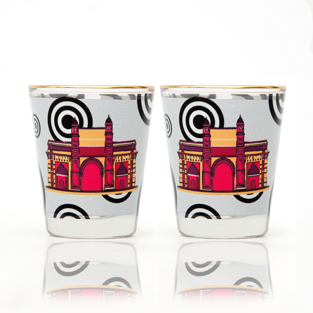 Monochromes and Monument Shot Glass
