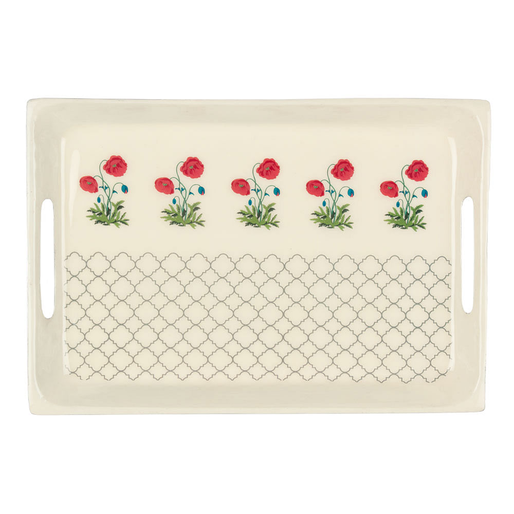 Floral Twinkles Rectangle Serving Platter