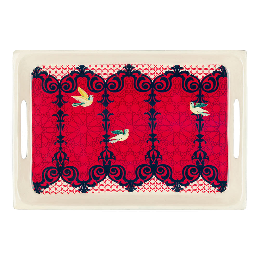 Flight of Birds Rectangle Serving Platter
