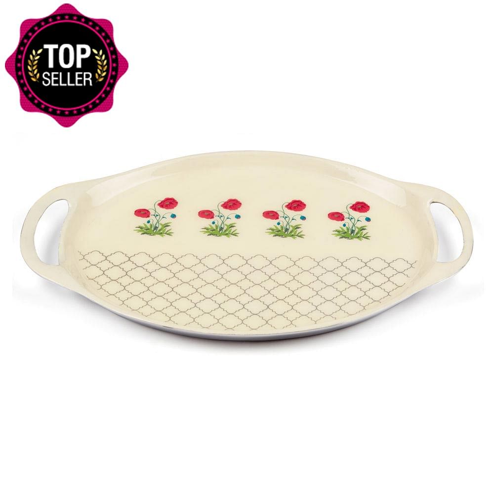 Floral Twinkles Oval Serving Platter