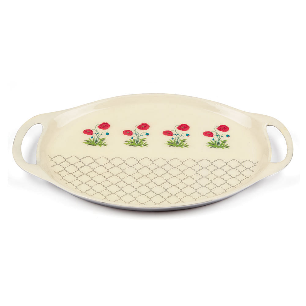 Floral Twinkles Oval Serving Platter