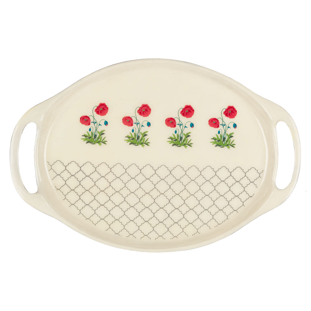 Floral Twinkles Oval Serving Platter