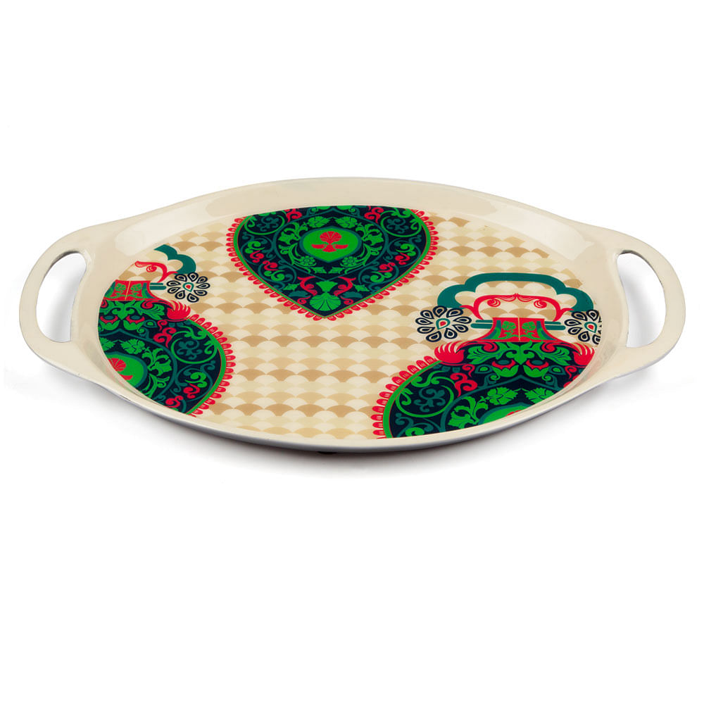 Floral Flavours Oval Serving Platter
