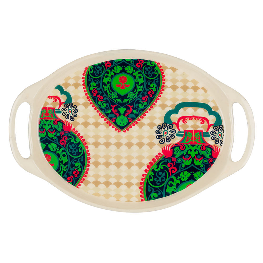 Floral Flavours Oval Serving Platter
