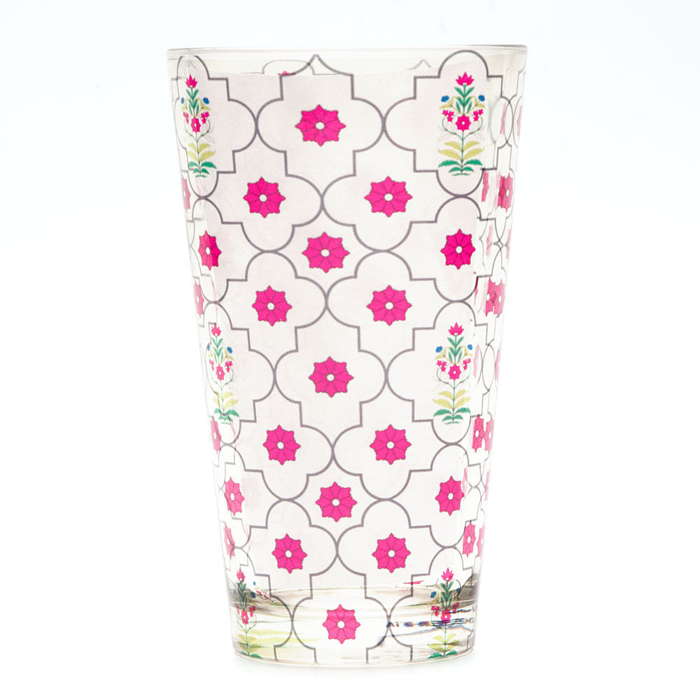 Floral Lattice Tumbler