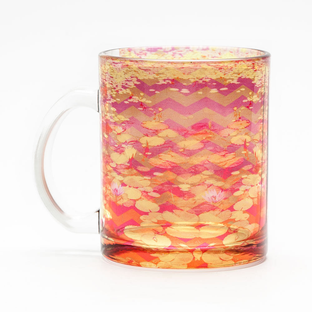 Lotus River Glass Mug