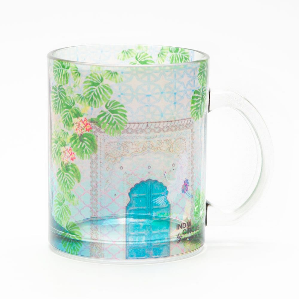 Mysterious Doorway Glass Mug