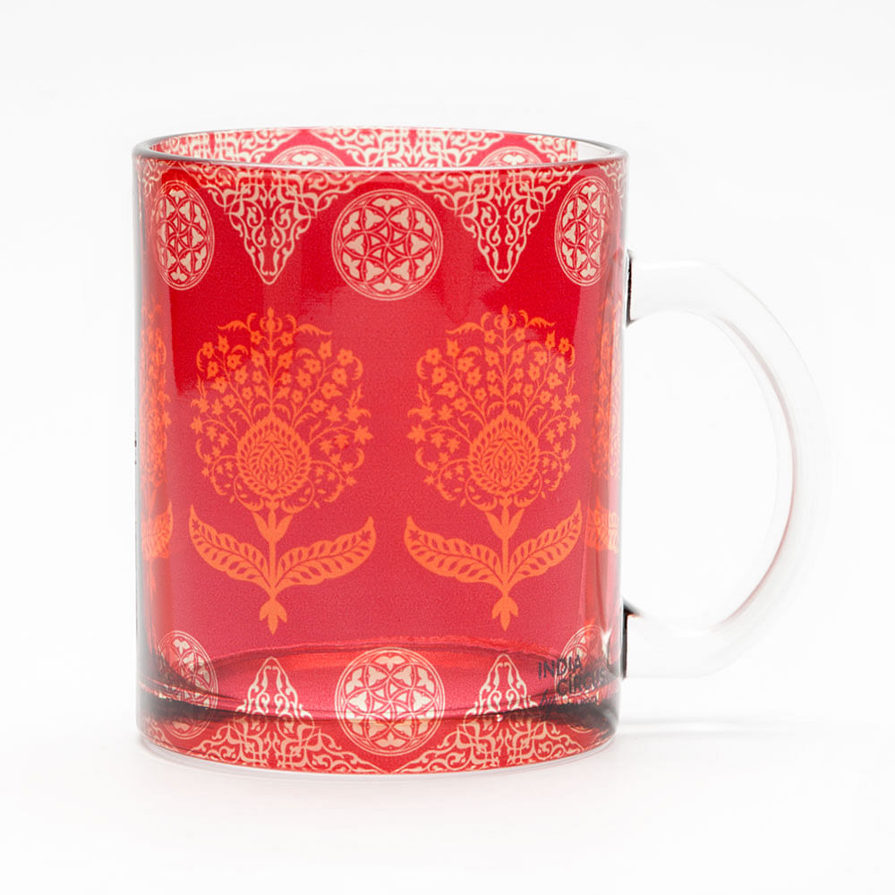 Regal Motifs Glass Mug