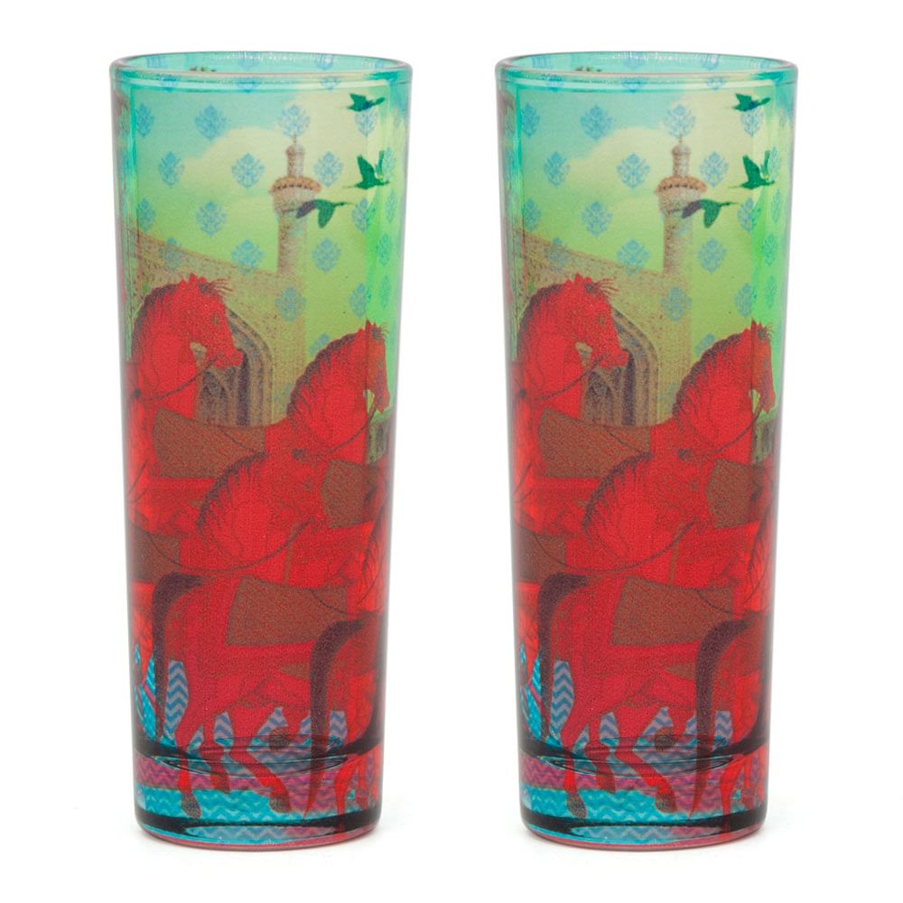 Stallions of Command Shot Glasses (Set of 2)
