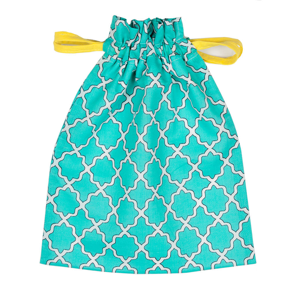 Azure Dreams Drawstring Pouch