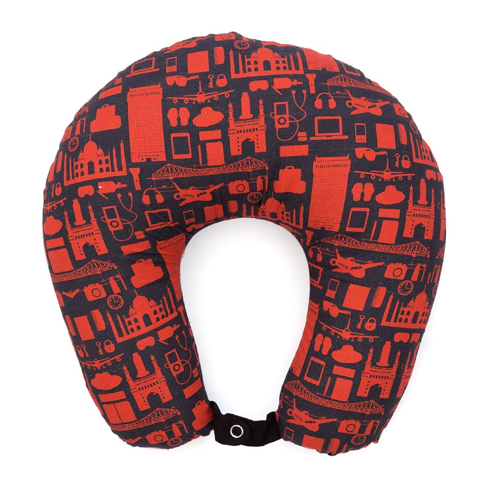 Urban Meshes Neck Pillow