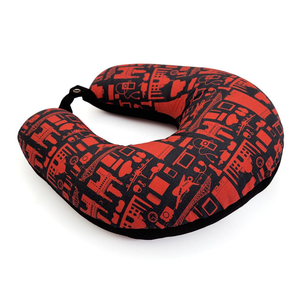 Urban Meshes Neck Pillow