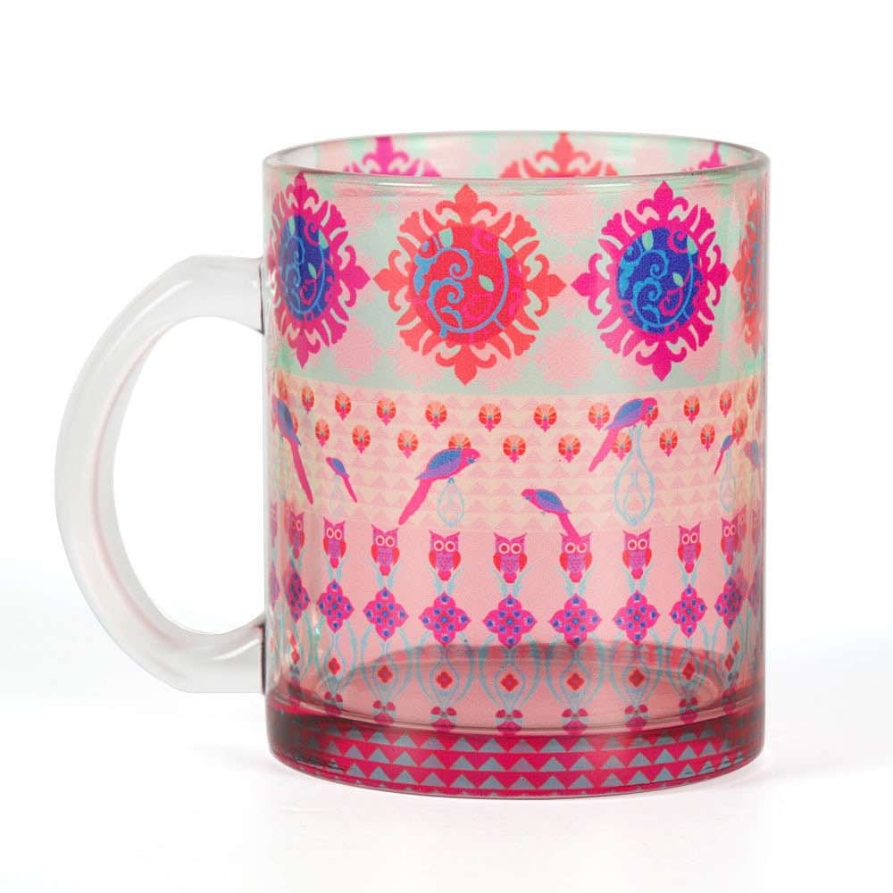 Tropical Wonderland Glass Mug