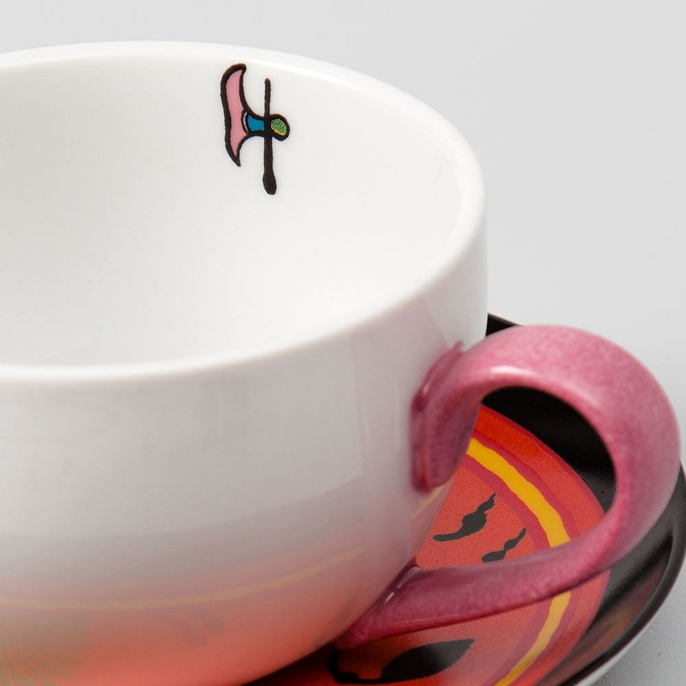 Flaming Passion Cup and Saucer