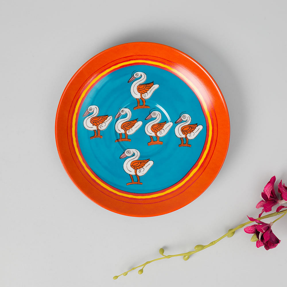 Tangy Applique Cup and Saucer