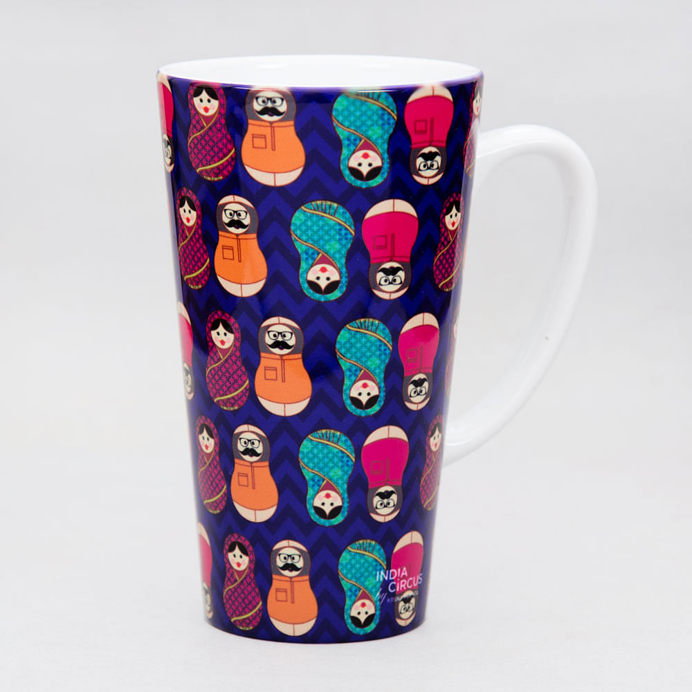 Desi Matryoshka Dolls Conical Mug