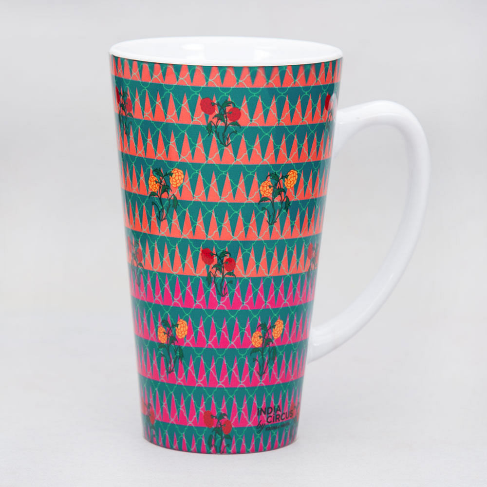 Poppin Tulips Conical Mug