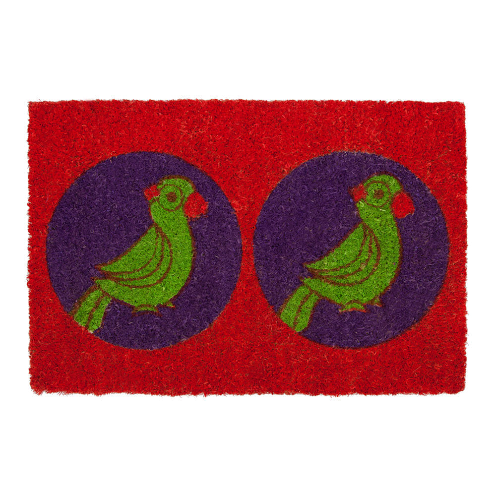 Two Parrots Doormat