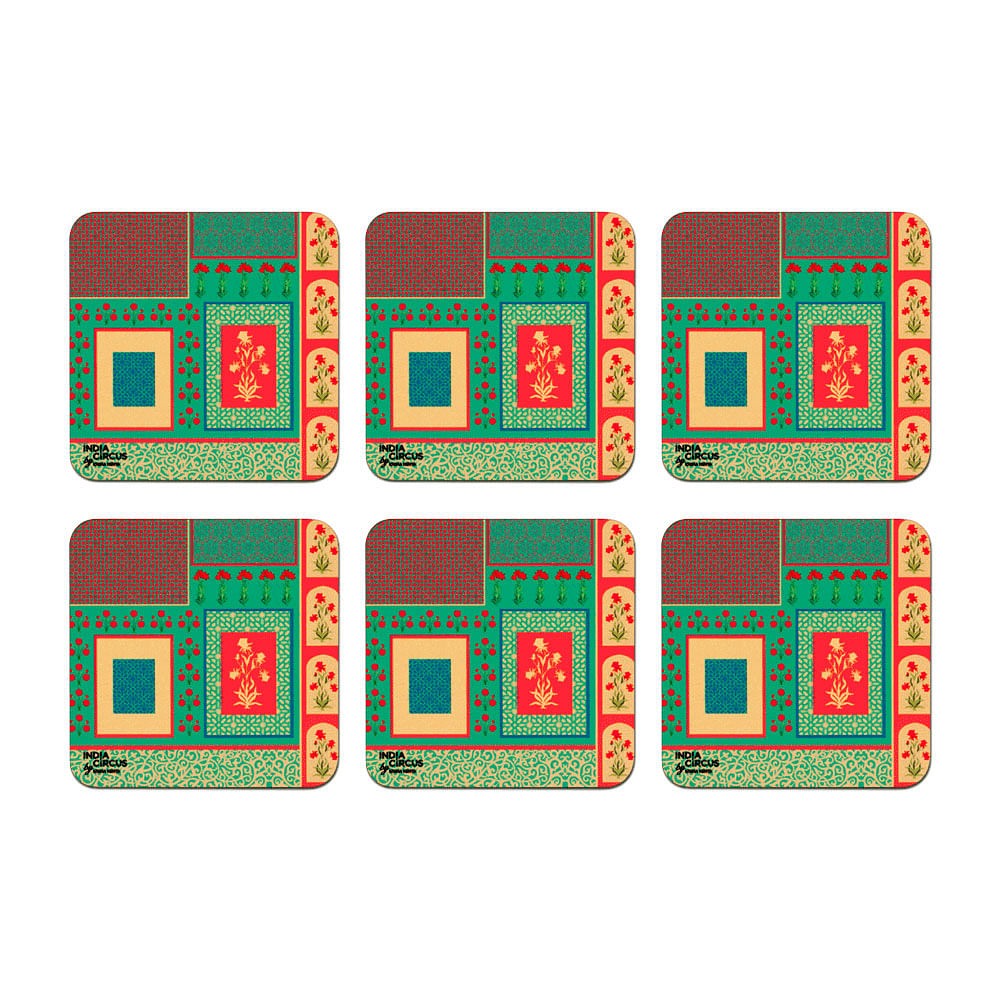 Royal Garden MDF Coasters - (Set of 6)