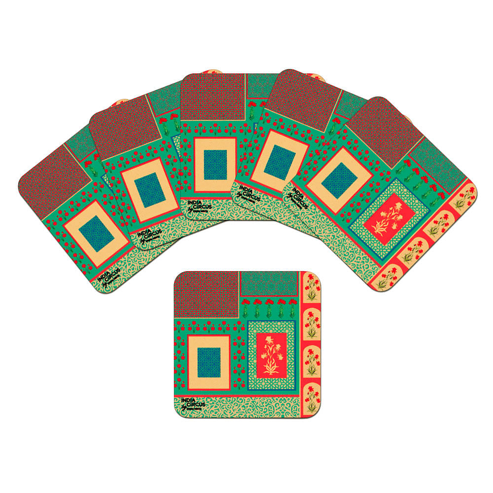 Royal Garden MDF Coasters - (Set of 6)